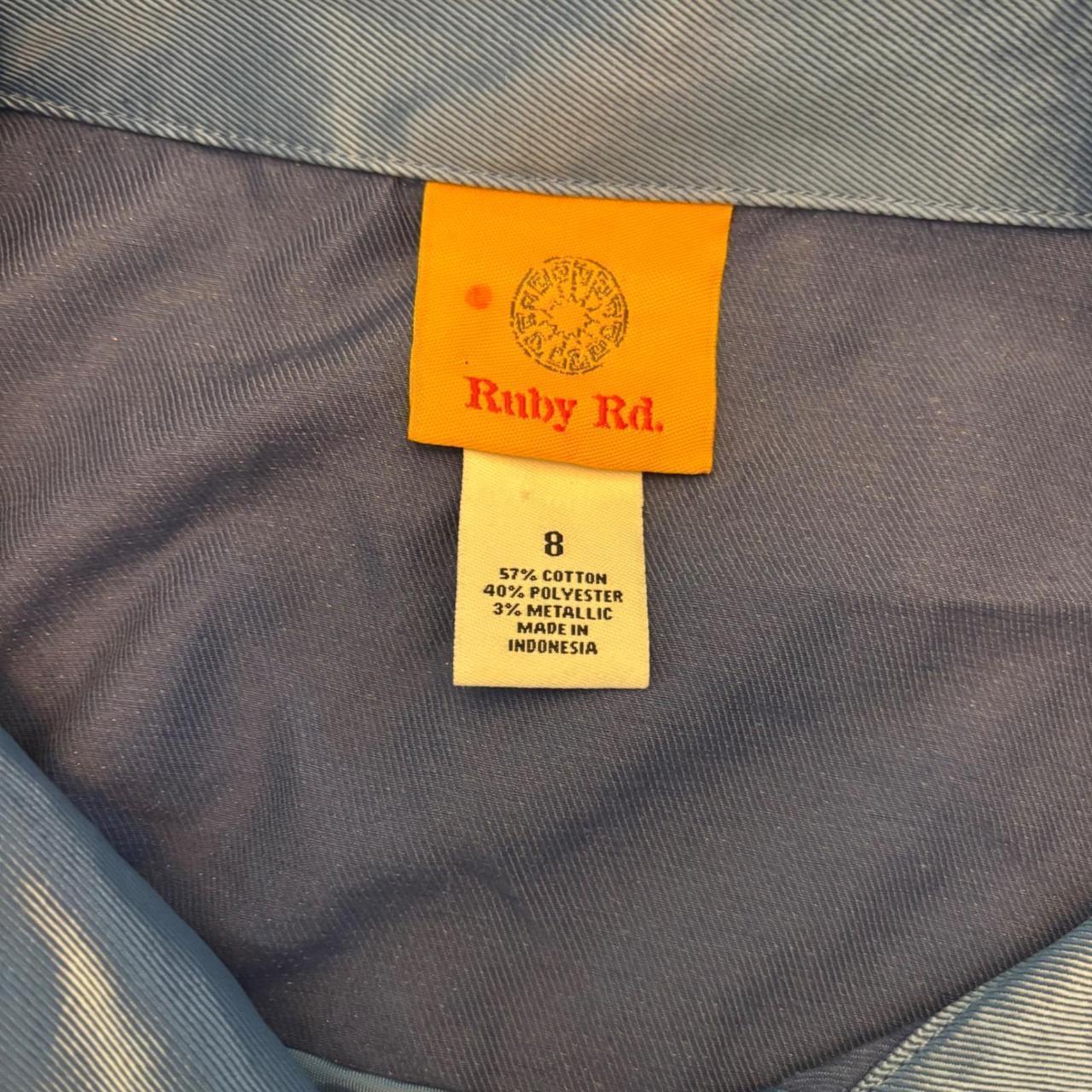 Ruby Rd. Women's Tailored jacket - Blue/Silver - … - image 2