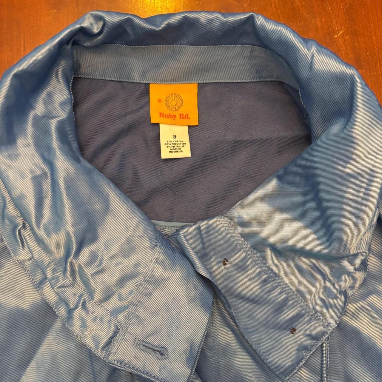 Ruby Rd. Women's Tailored jacket - Blue/Silver - … - image 3