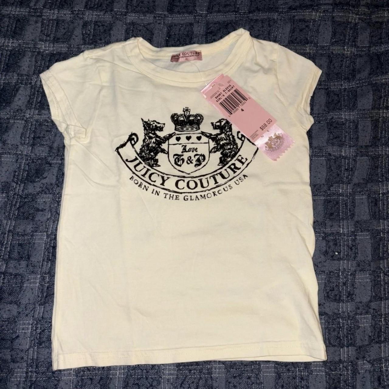 Juicy couture-baby-tee-y2k - Depop