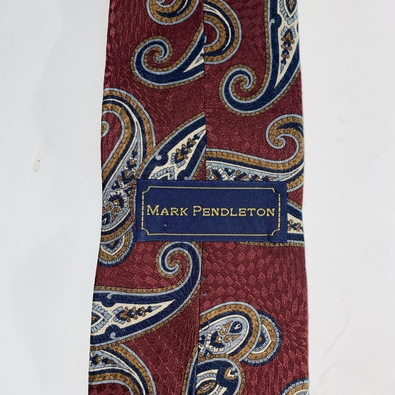 Pendleton Men's Scarf - Red – Mark Pendleton Mens… - image 3
