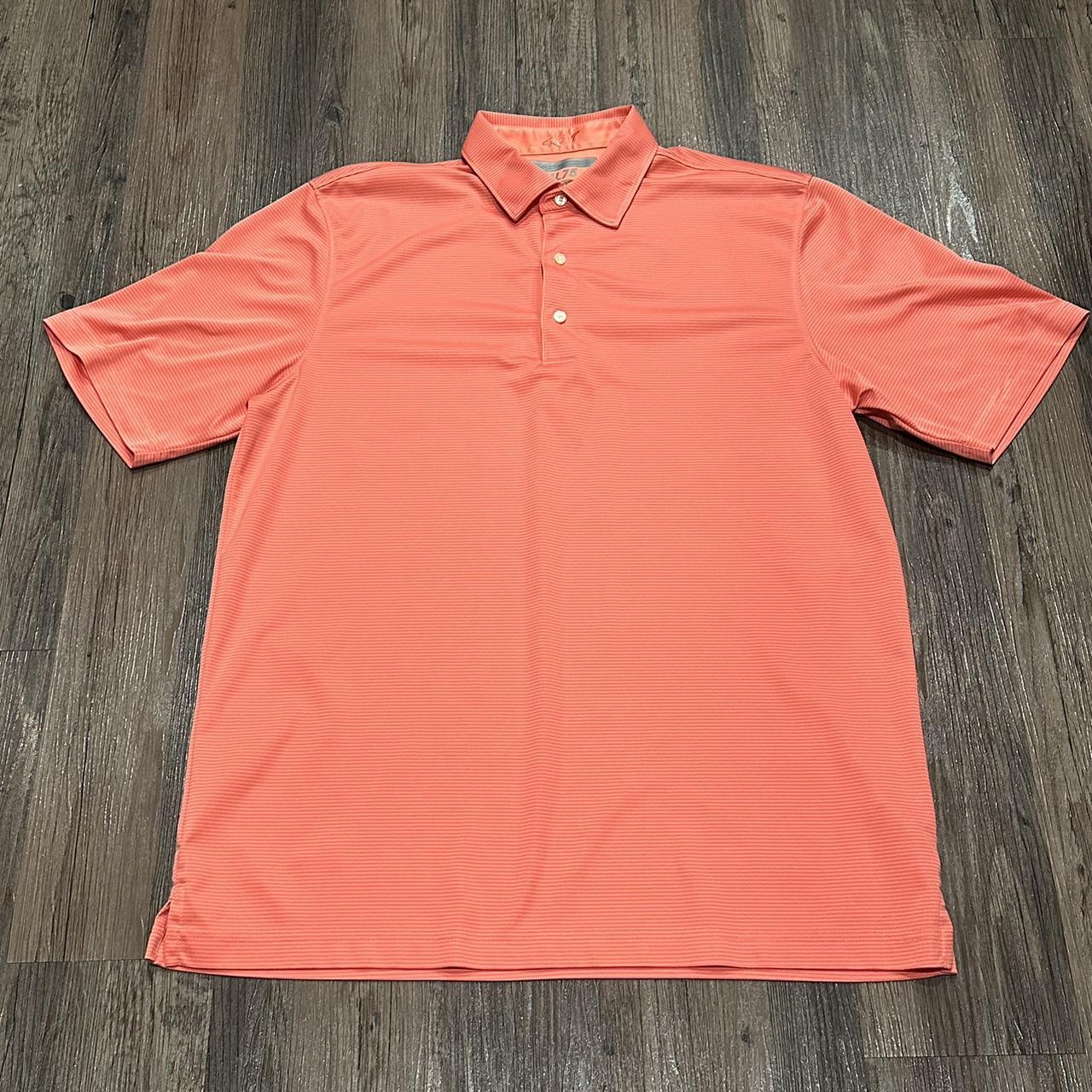 Greg Norman Orange/dark orange striped short Depop