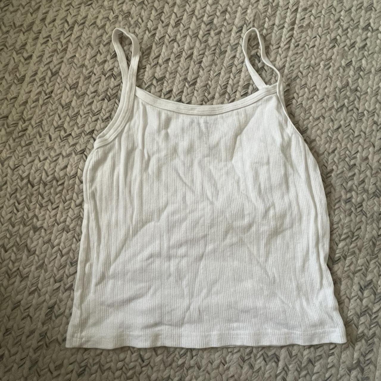 Brandy Melville white tank top! - Depop