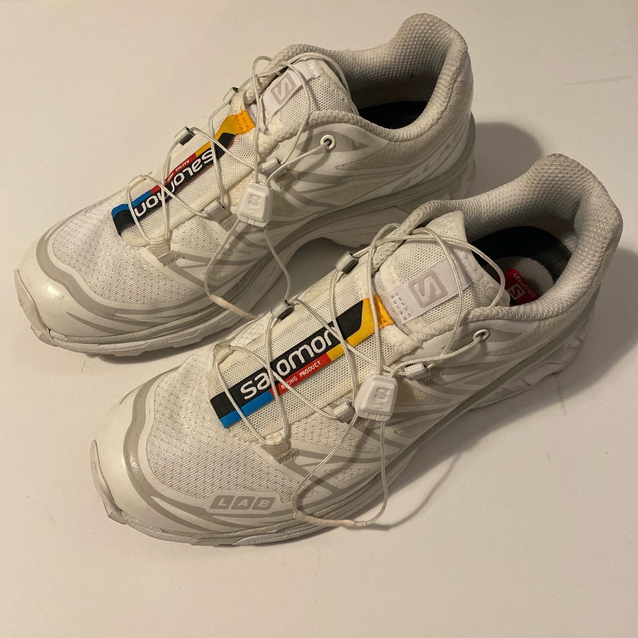 salomon white trainers