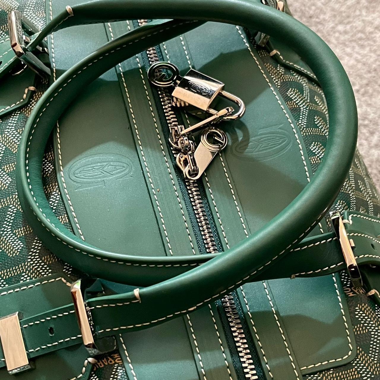 Goyard bowling 45 green bag, it has been used a | Depop