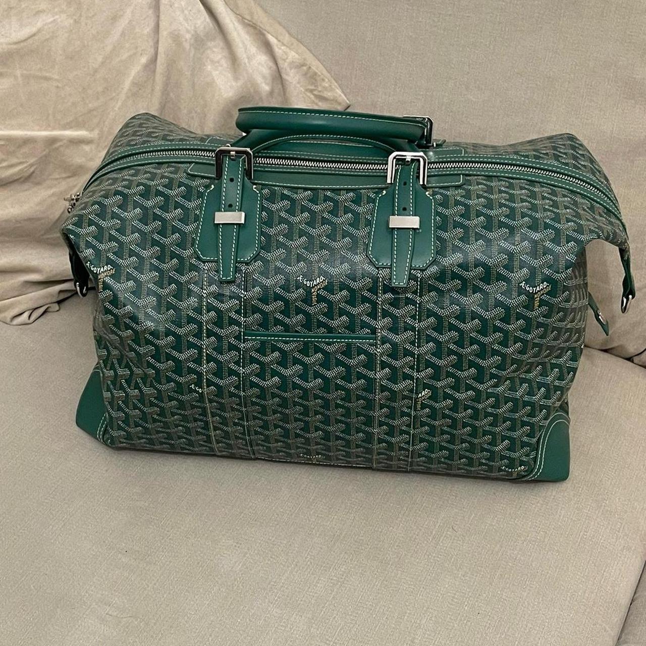Goyard bowling 45 green bag, it has been used a | Depop