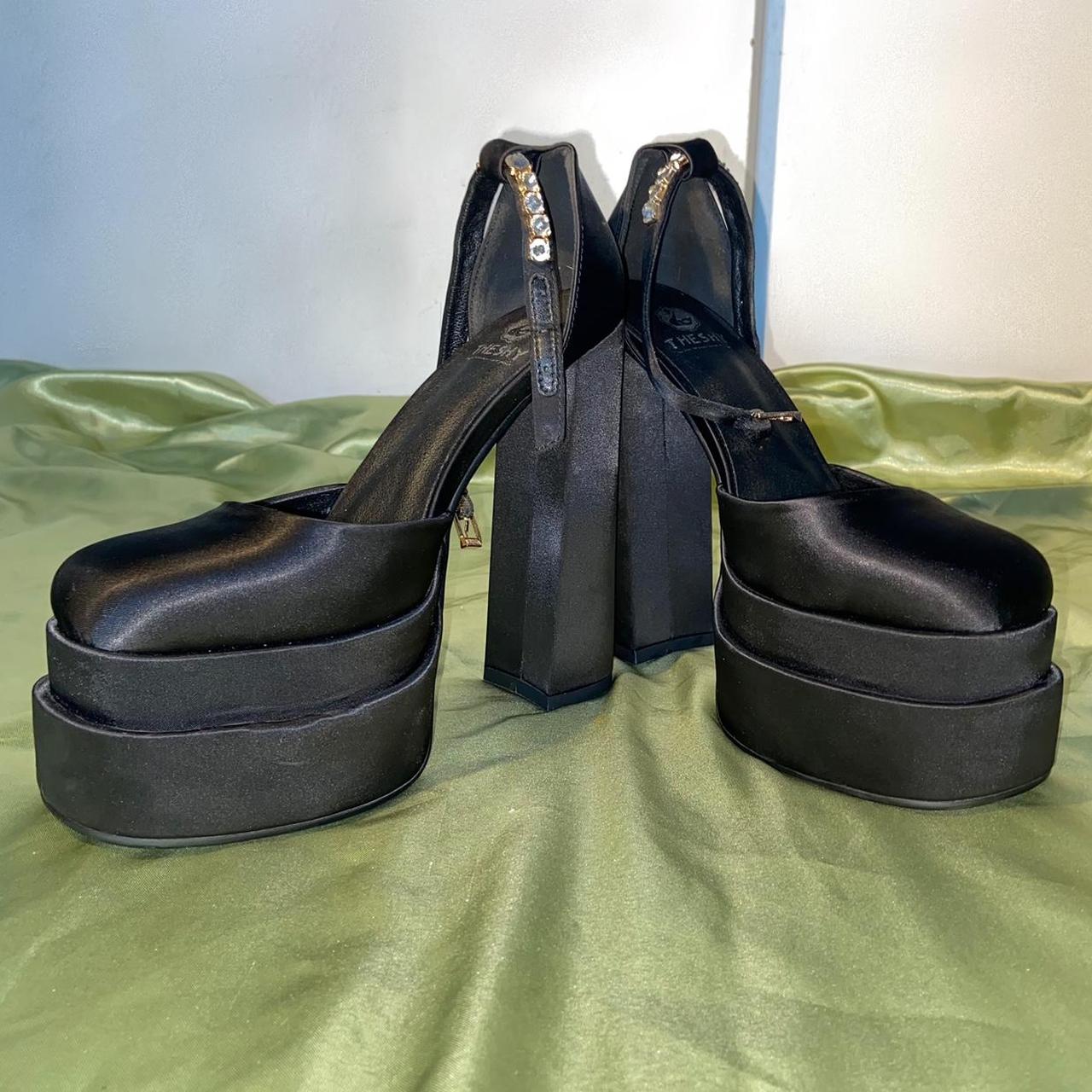 stacked platform heels