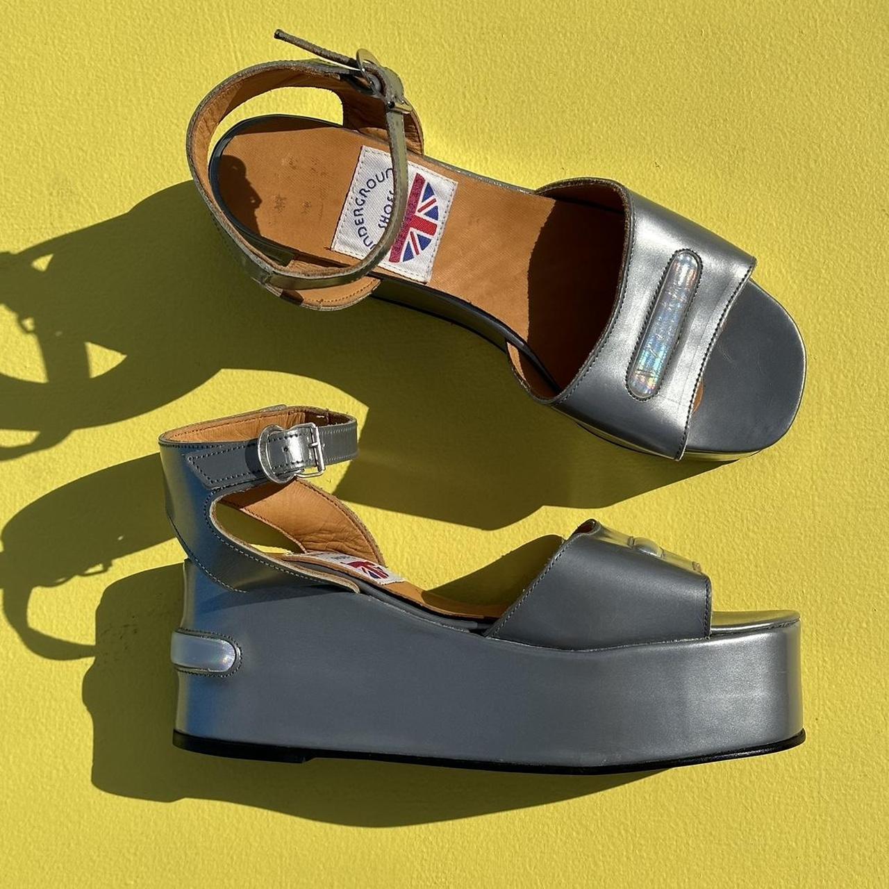 Rare vintage platform sandals made in England by... - Depop