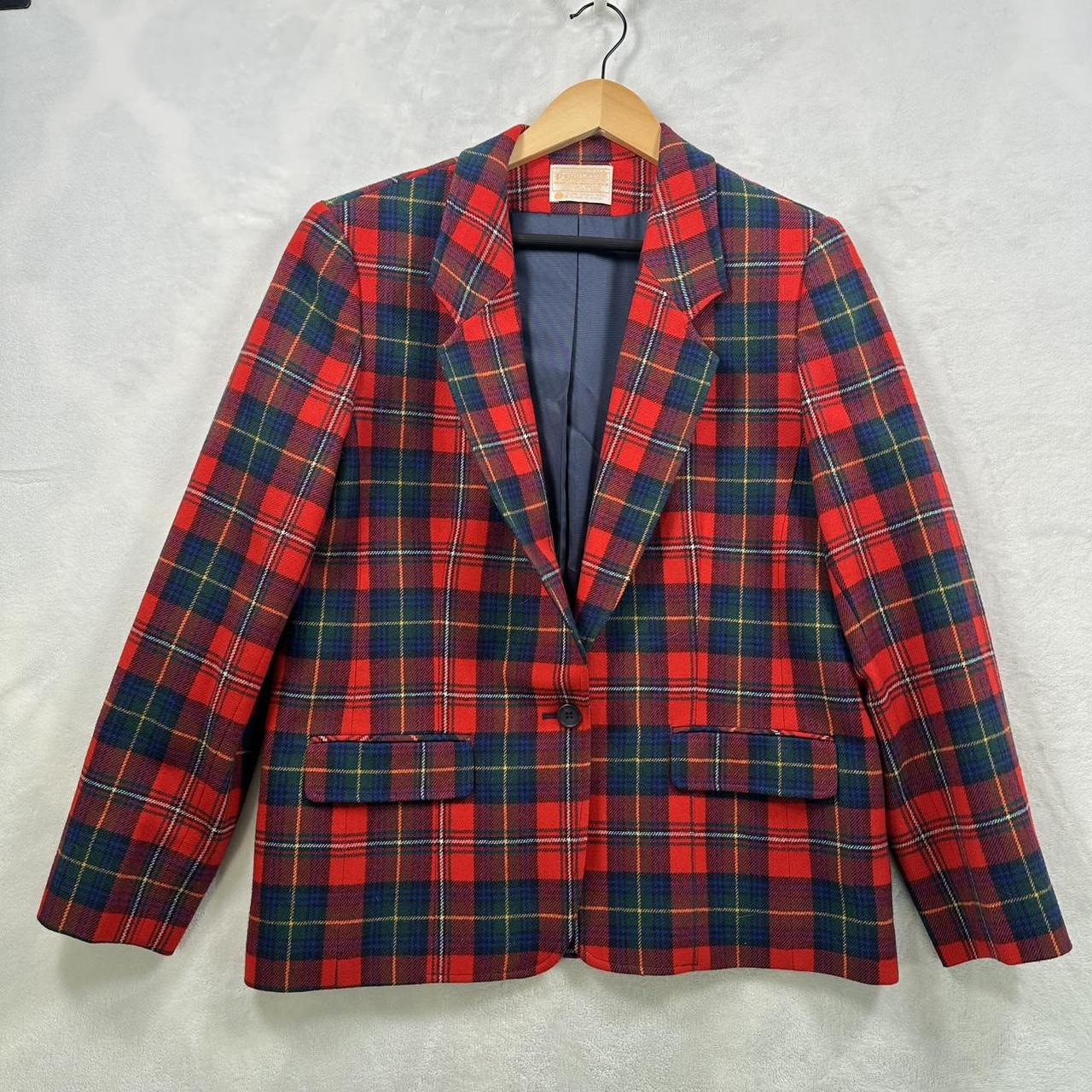 Pendleton Women's Blazer Jacket - Red/Multi - L –… - image 1