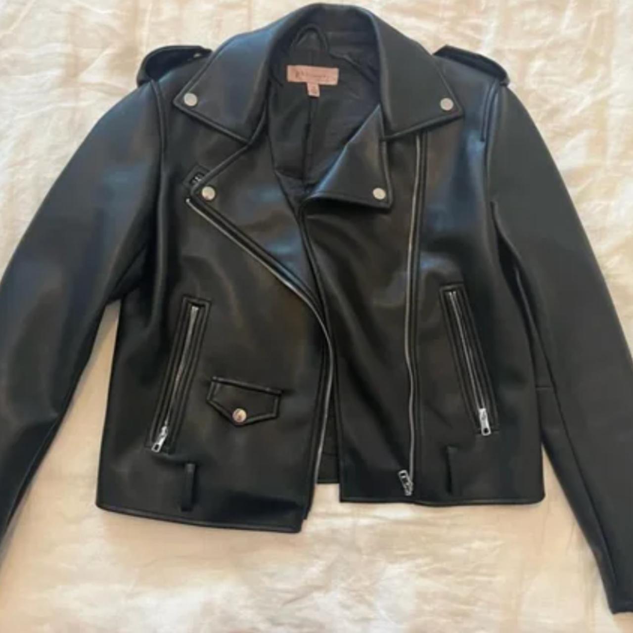 Philosophy faux leather jacket hotsell