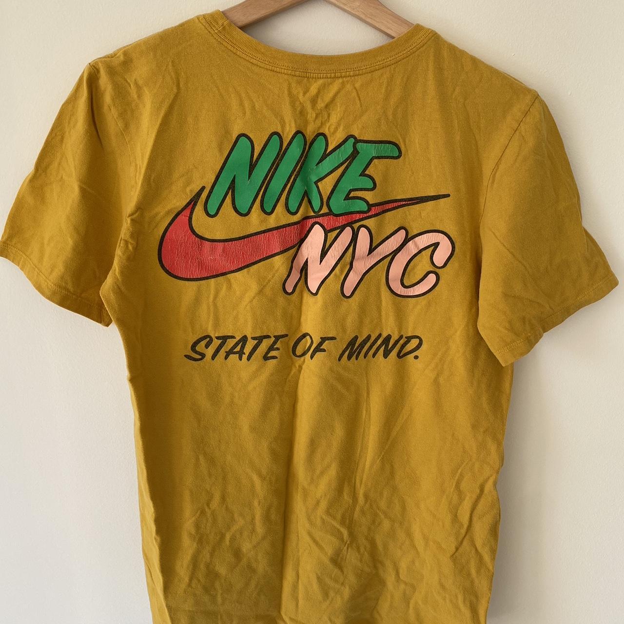 Nike Men's Yellow T-shirt | Depop