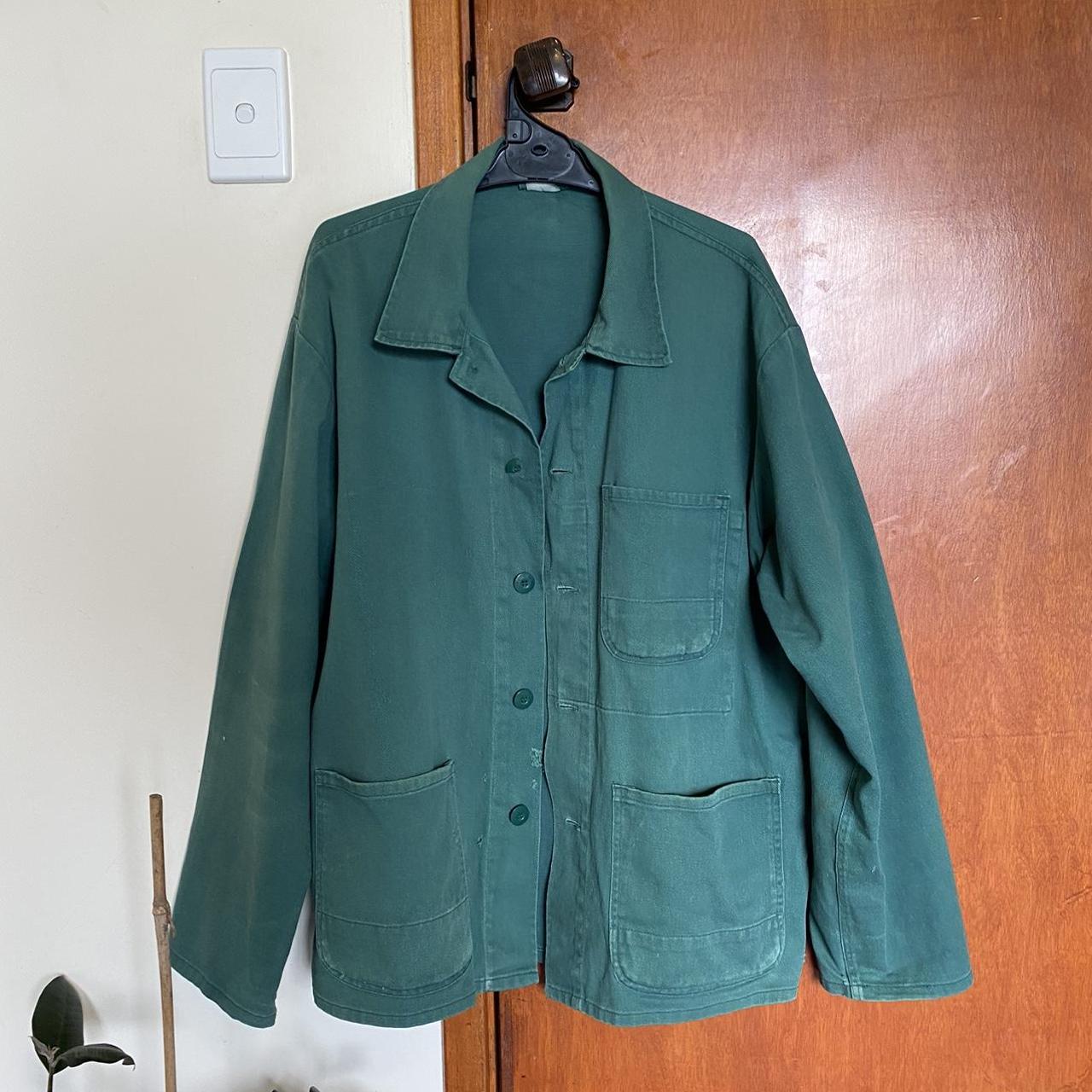 French workwear jacket, bit of wear and tear. See... - Depop