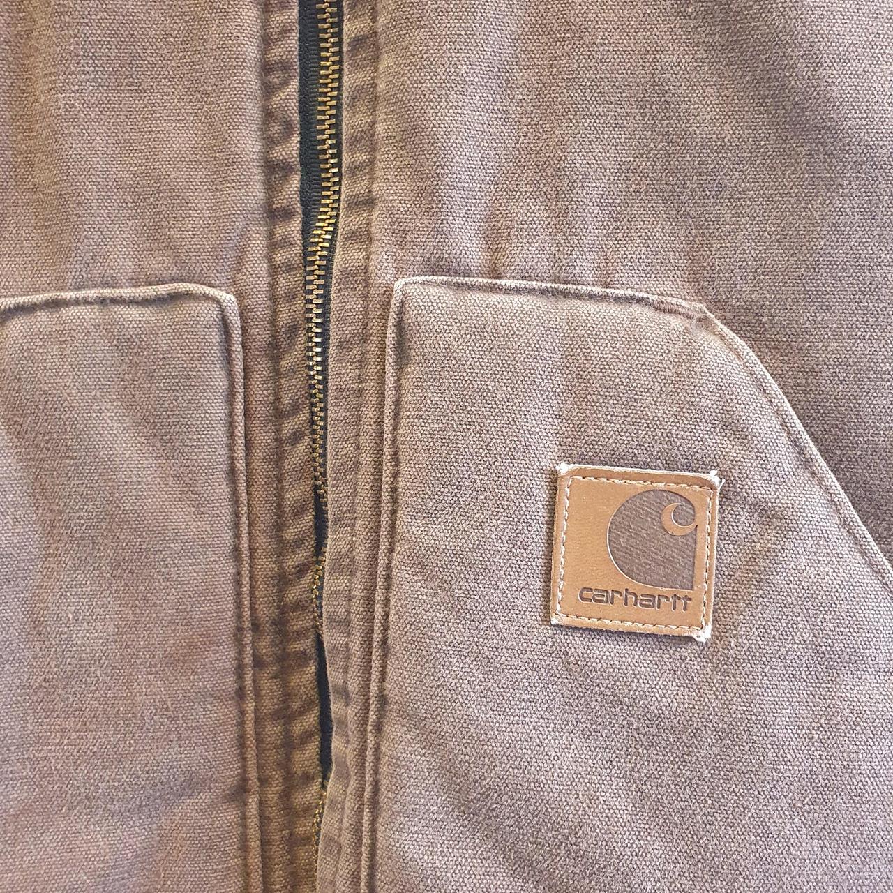 Great vintage workwear carhartt gilet/vest.... - Depop
