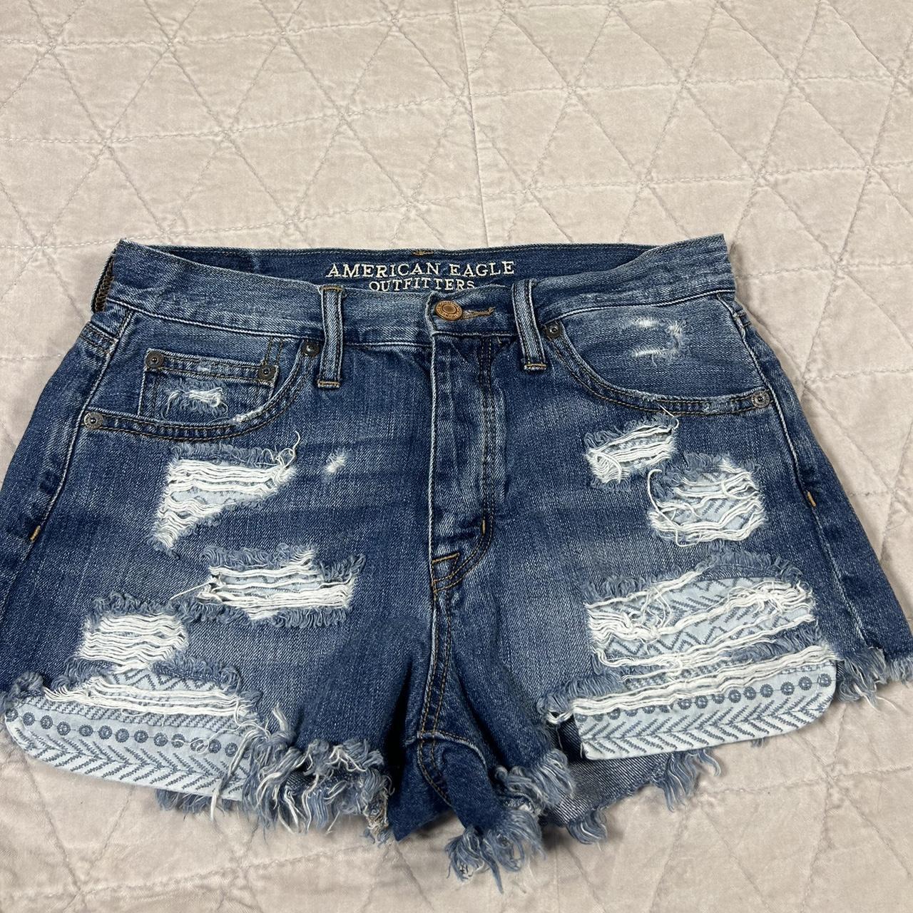 Size American Eagle Shorts Y K Americaneagle Denim Depop