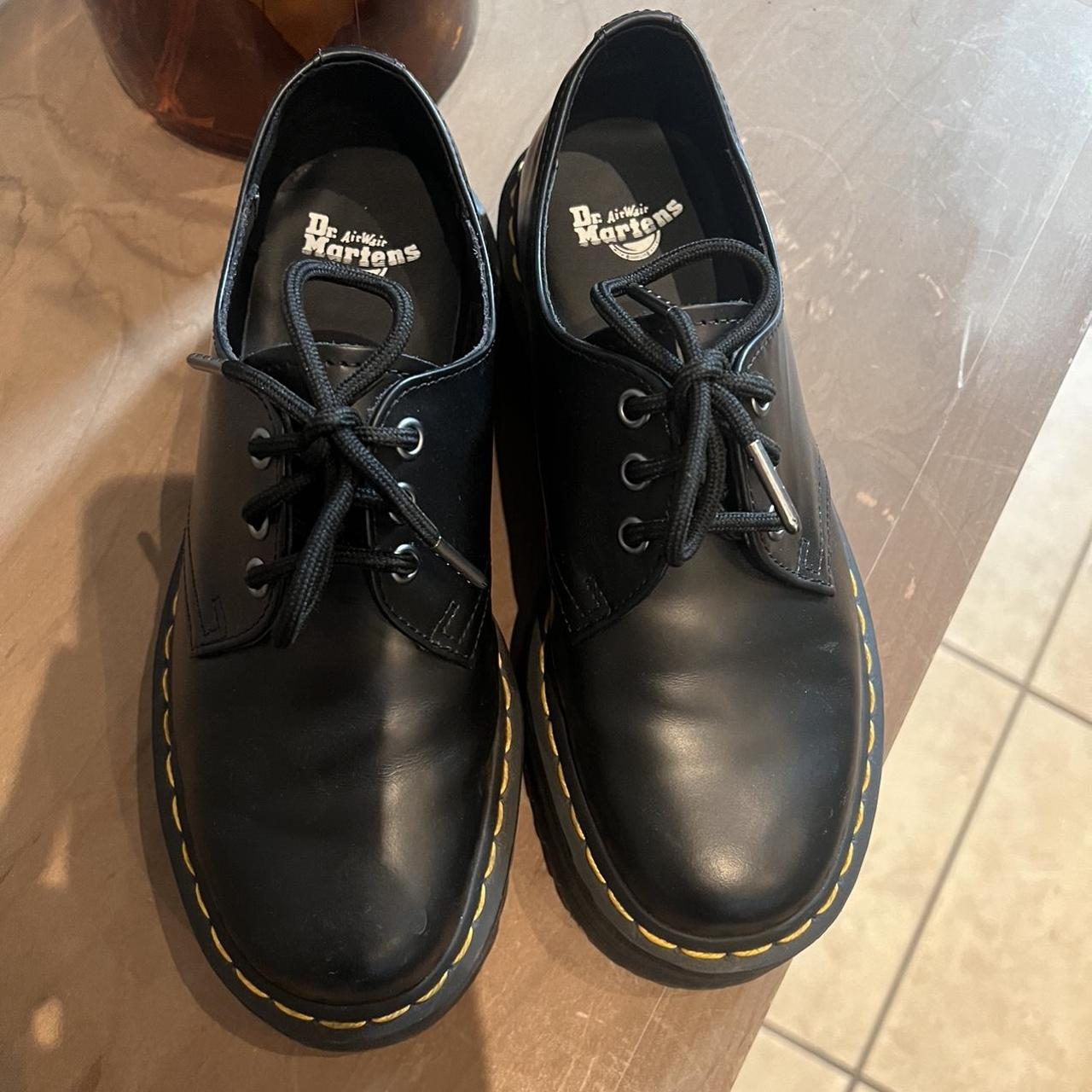 super cute doc martens low platform. originally $170... - Depop