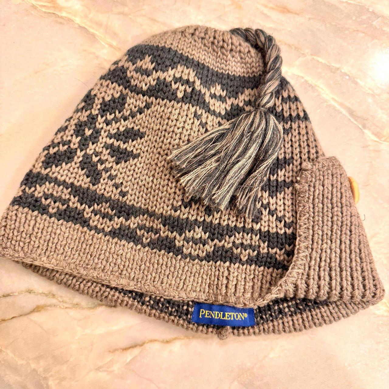 Pendleton Women's Hat - Grey/Cream – Pendleton 10… - image 3