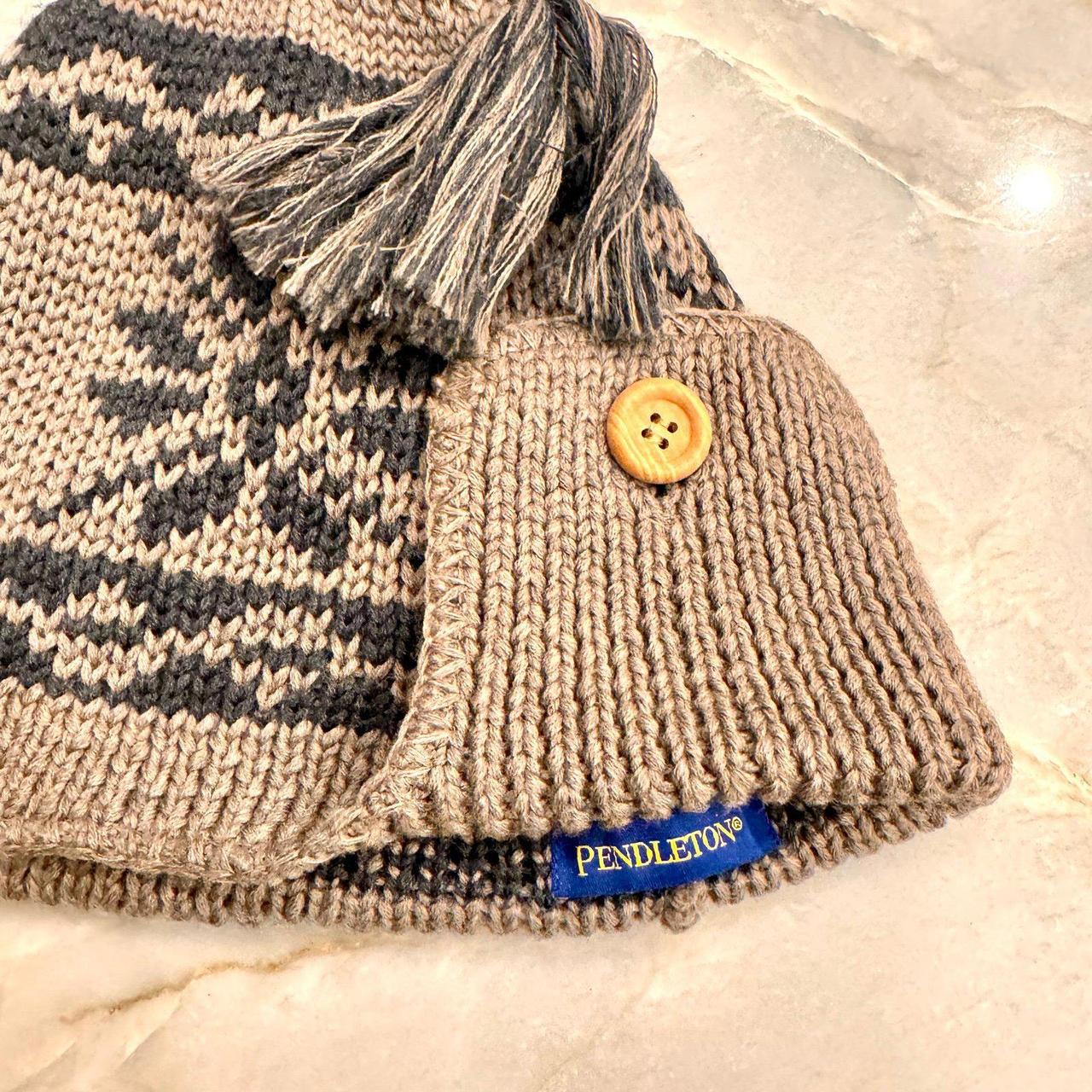 Pendleton Women's Hat - Grey/Cream – Pendleton 10… - image 4