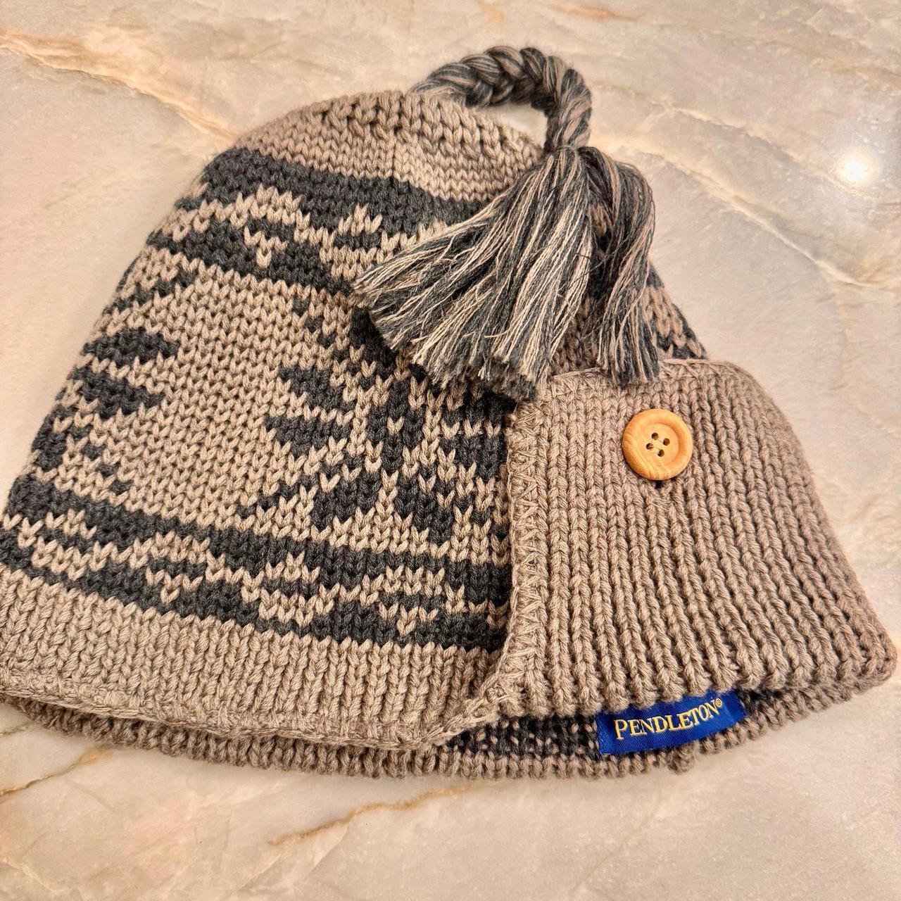 Pendleton Women's Hat - Grey/Cream – Pendleton 10… - image 5