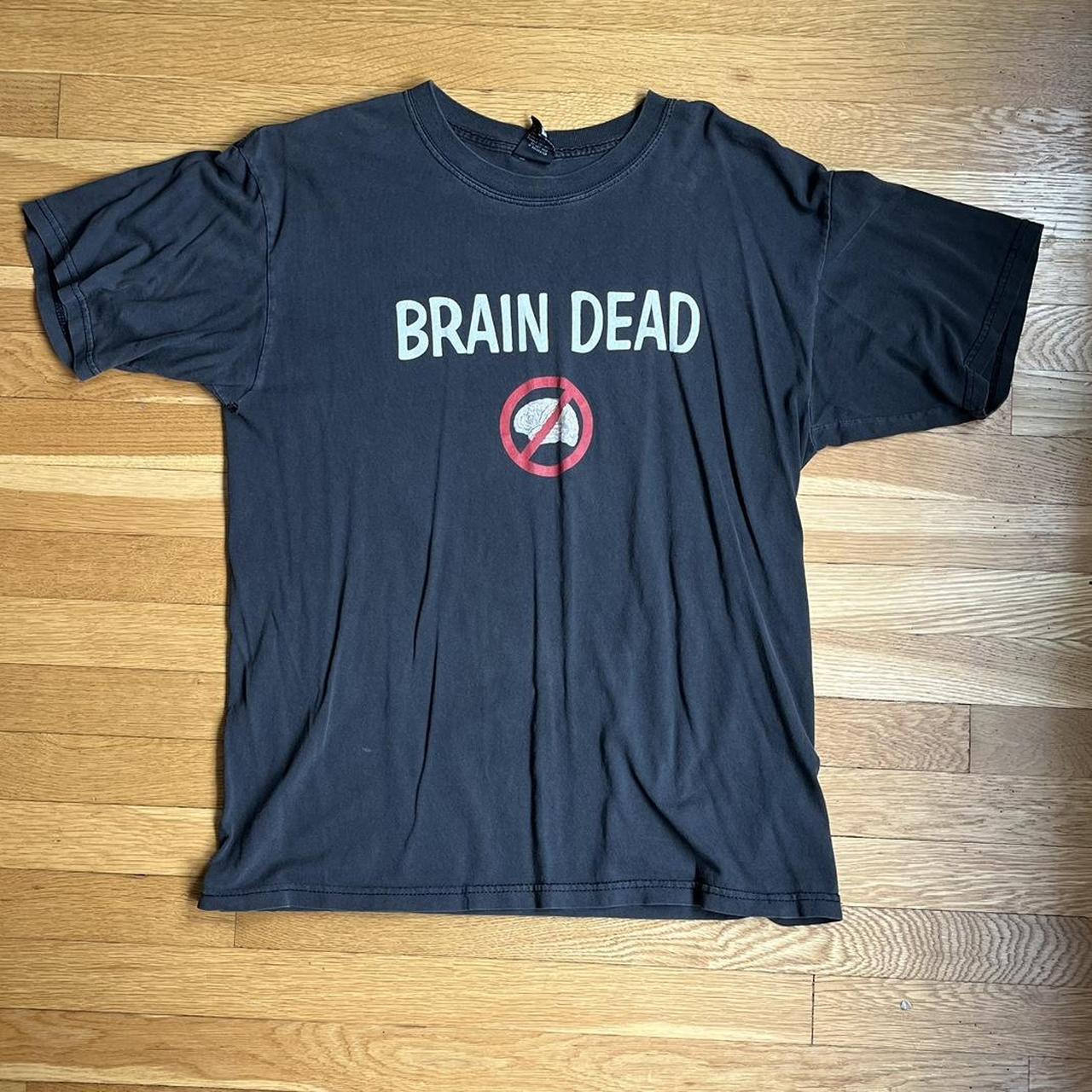 Vintage brain dead t shirt flaw is a small hole in... - Depop