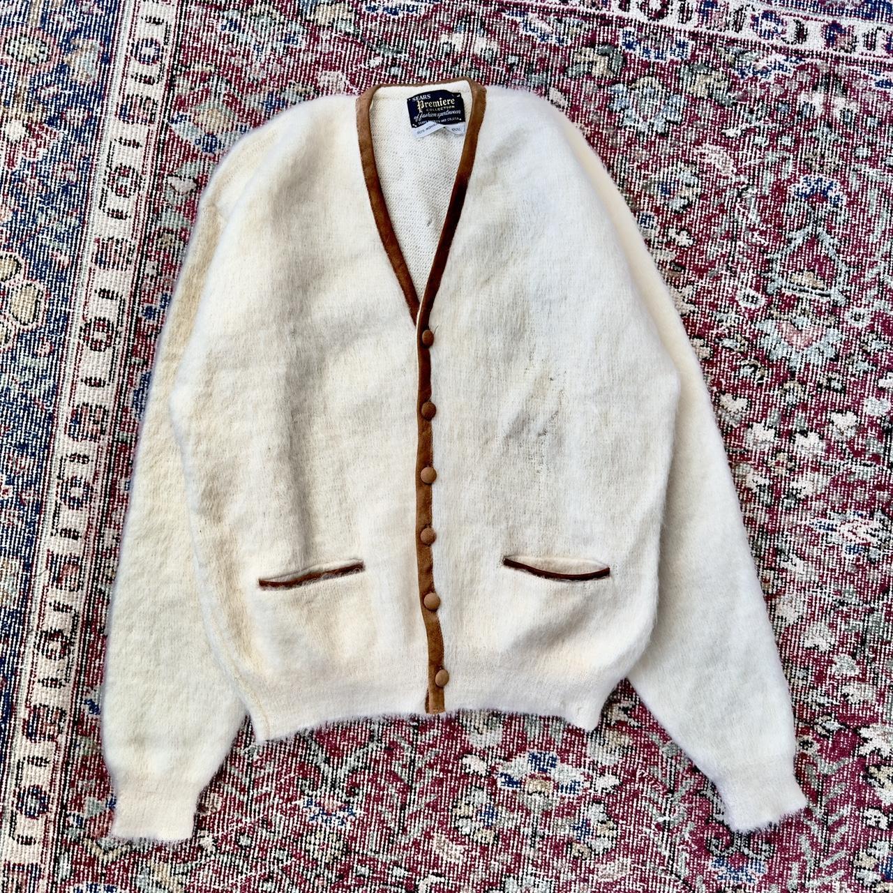 Vintage 1960s Sears Mohair Cardigan. A beautiful... - Depop