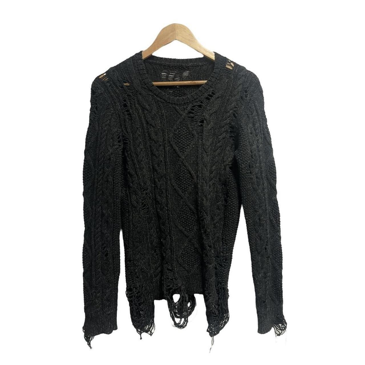 Miharayasuhiro distressed knit sweater Sz m | Depop