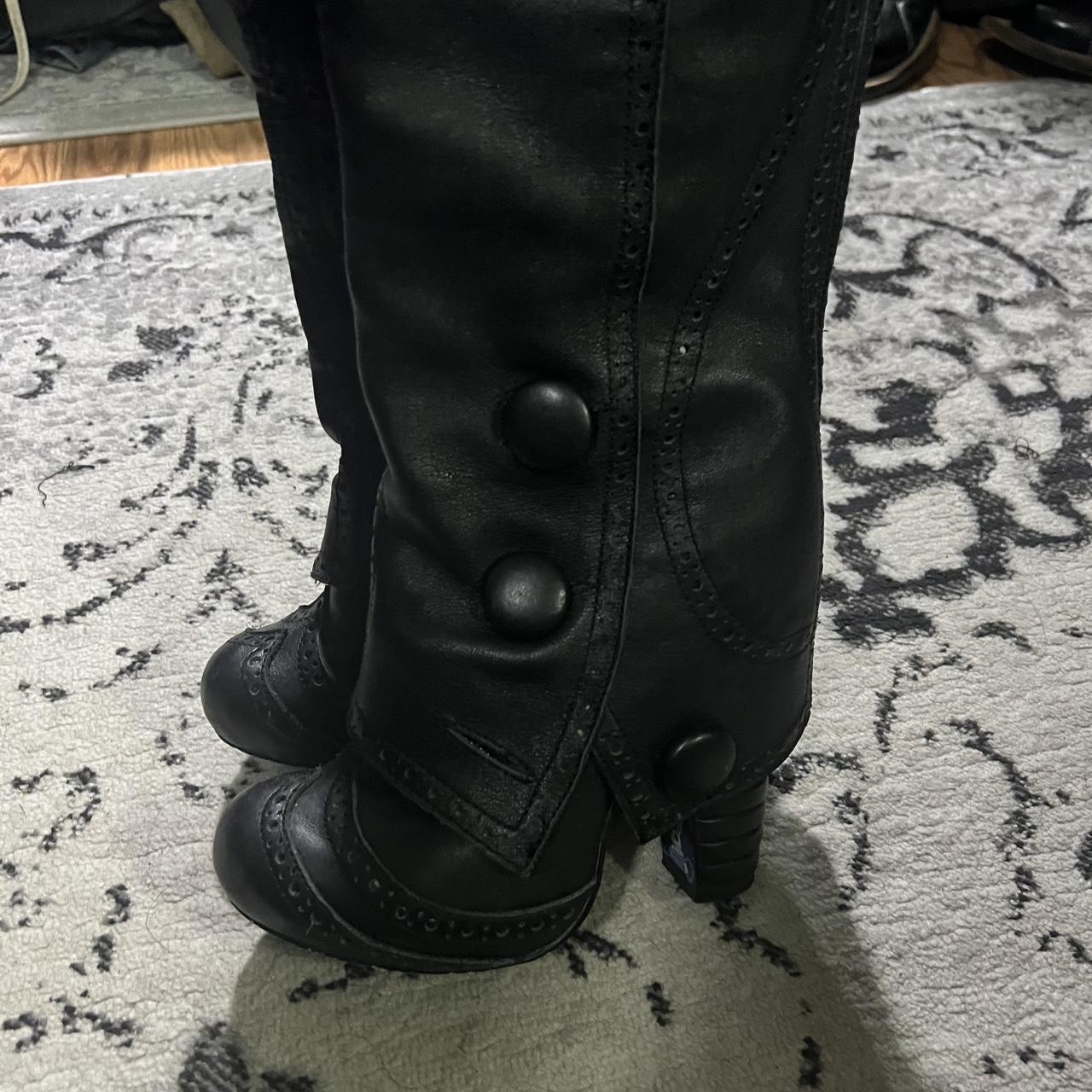 Irregular choice high spit spot boots, Sz38, h/o - Main Image