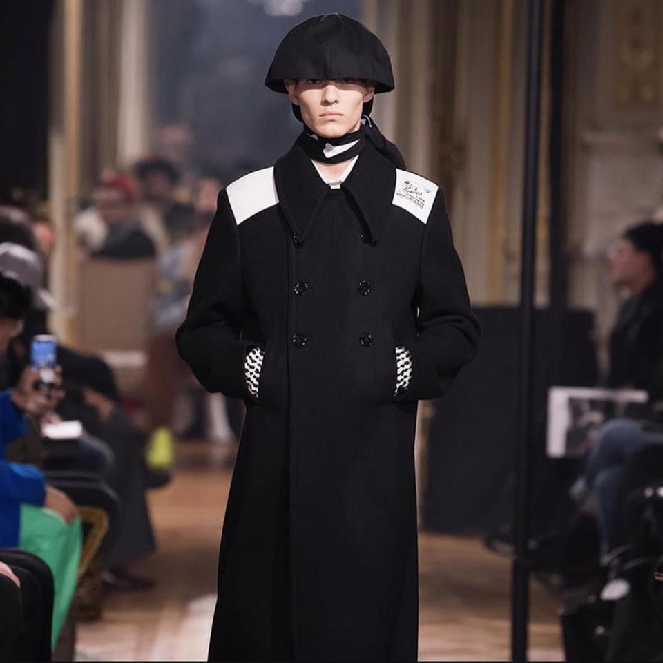 ジャケット・アウター 2015aw raf simons stitch  wool coat 46 Raf Simon's redux new order parka Sz46 | Depop
