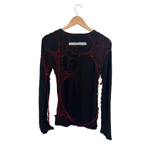 ALICE AUAA - Slashed cotton top – L'OBSCUR