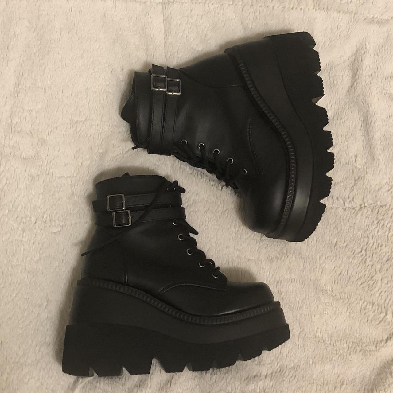 Like new condition Demonia Shaker 52 Platform Boots.... - Depop