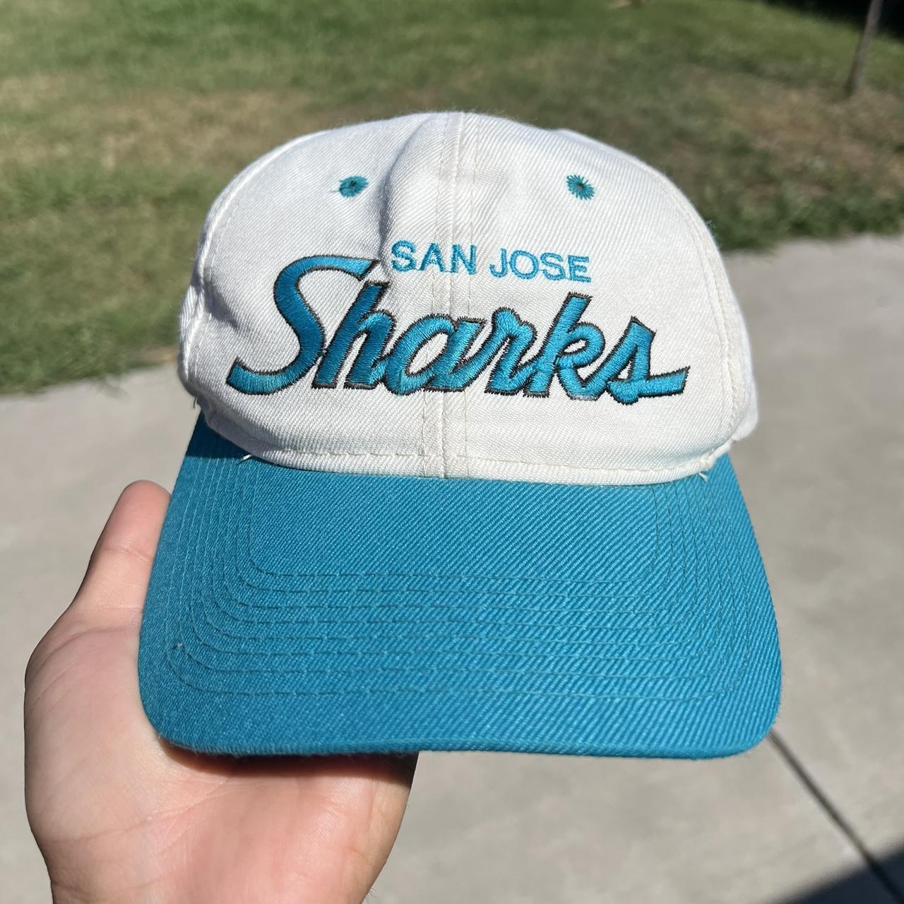 Vintage San Jose Sharks Sports Specialties Script - Depop