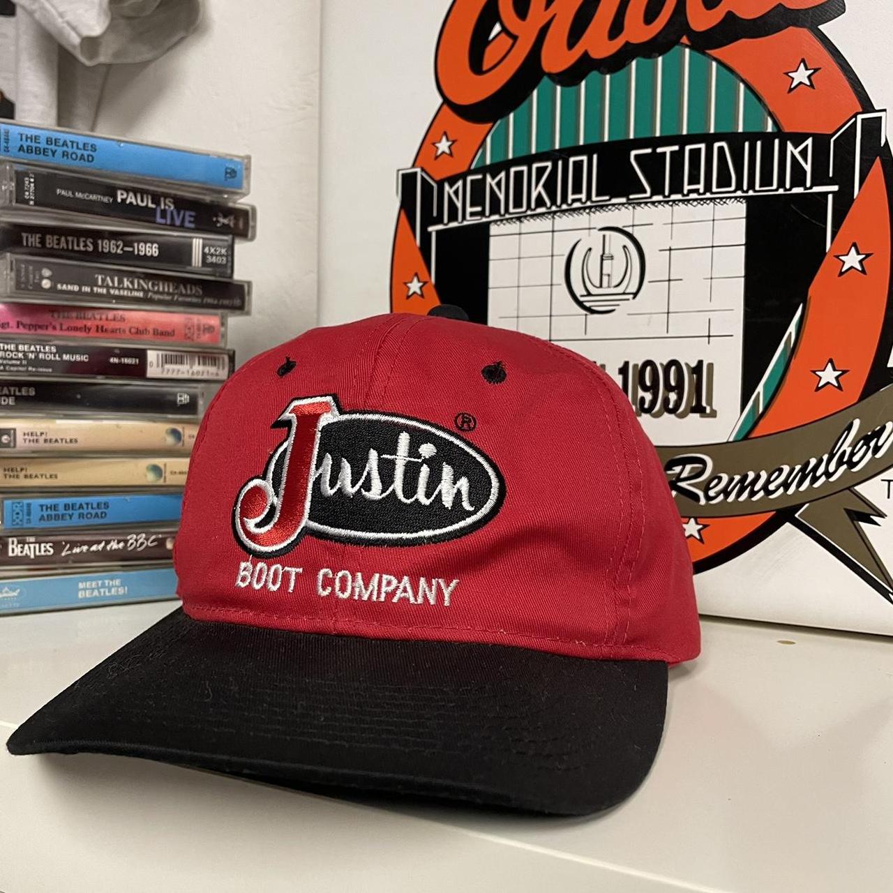 Vintage 90s Justin boots hat, great condition, few... Depop