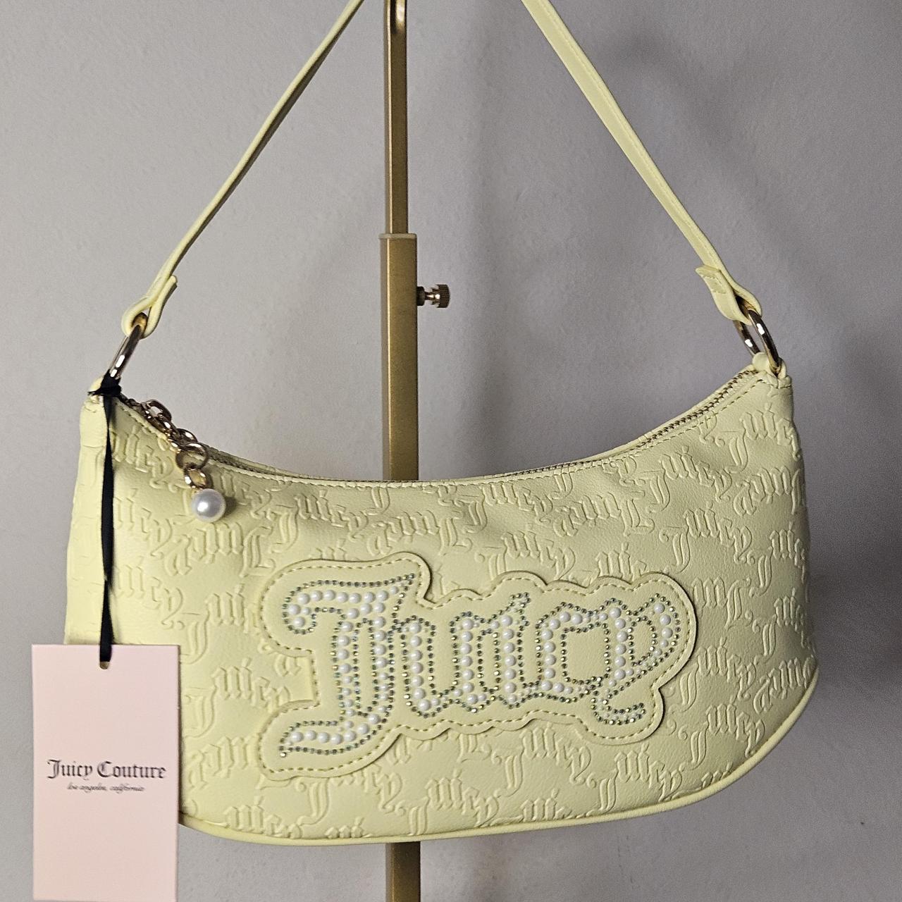 Juicy Couture イエロー バッグ Juicy Couture RARE vintage Lemons Vinyl Tote Bag Yellow