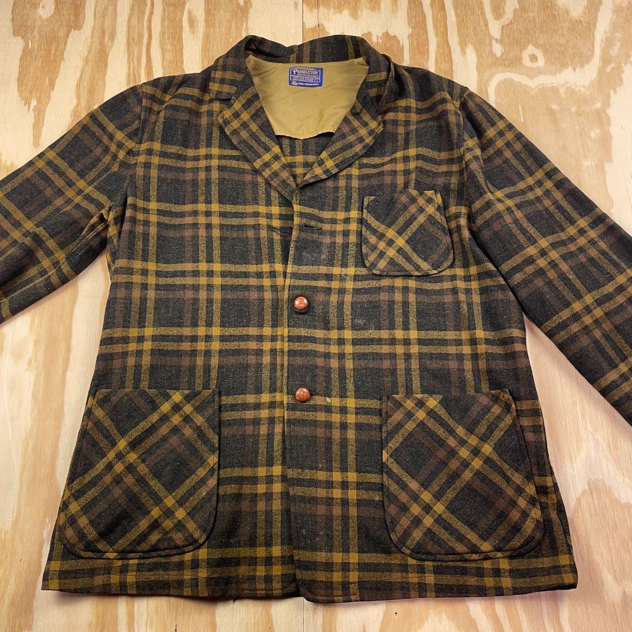 Pendleton Men's Wool Jacket - Brown/Multi - L – V… - image 5