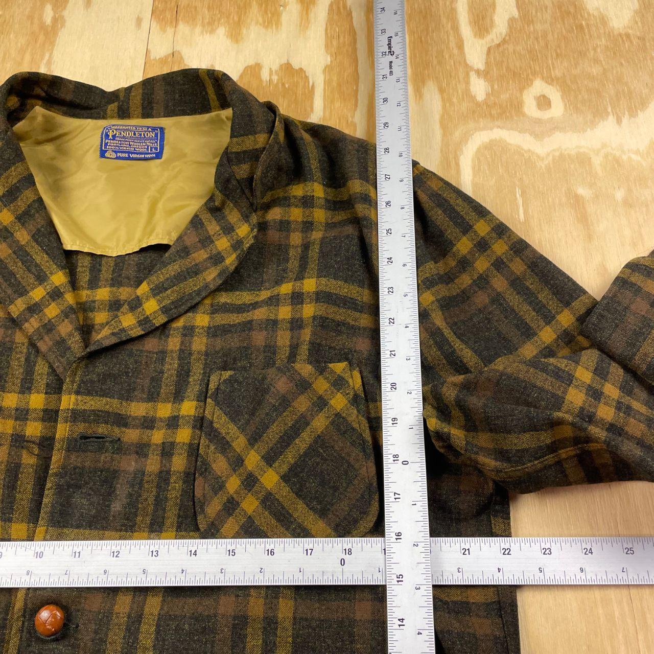 Pendleton Men's Wool Jacket - Brown/Multi - L – V… - image 4