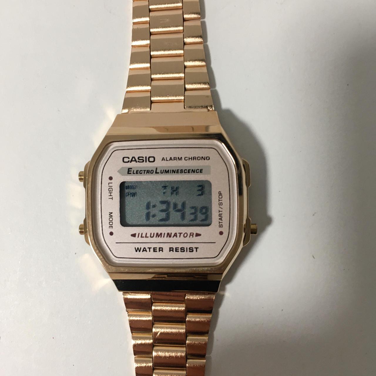 Casio Unisex Retro Vintage Rose Gold Digital