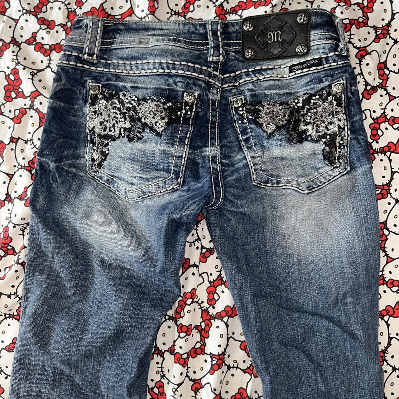 BEAUTIFUL pair of miss me jeans. y2k low rise cute... | Depop