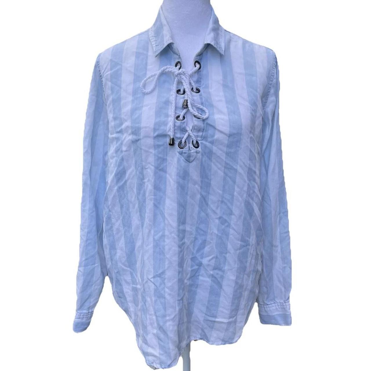 Rails Women's Blouse - Blue/White - L – Rails Uli… - image 1