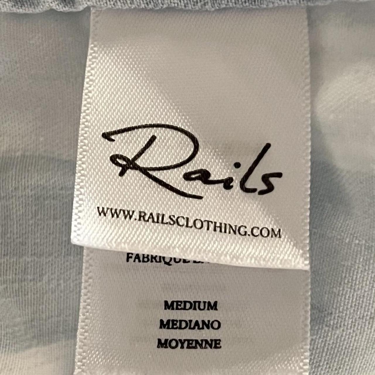 Rails Women's Blouse - Blue/White - L – Rails Uli… - image 4