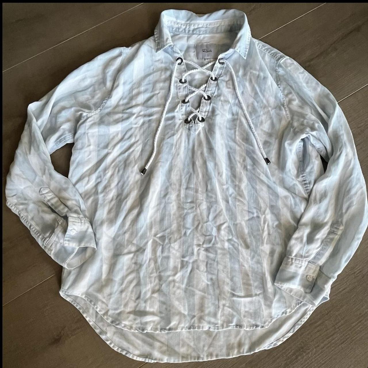 Rails Women's Blouse - Blue/White - L – Rails Uli… - image 6