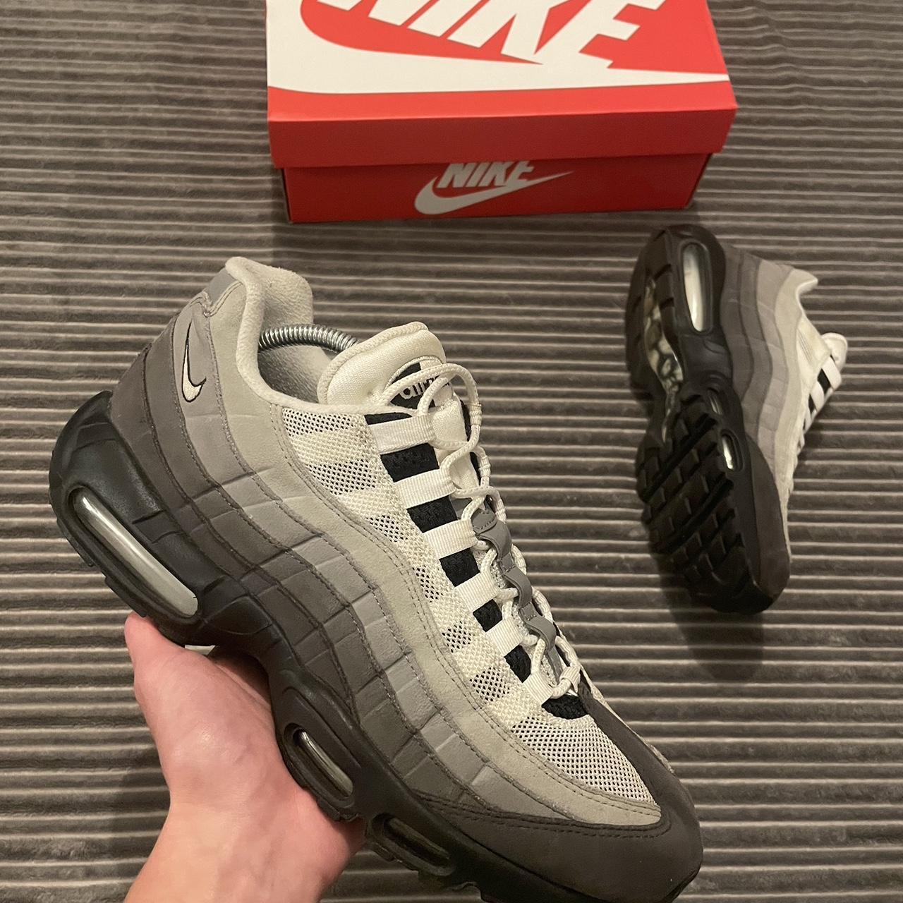 Nike Air Max 95s - granite colourway Slight... - Depop