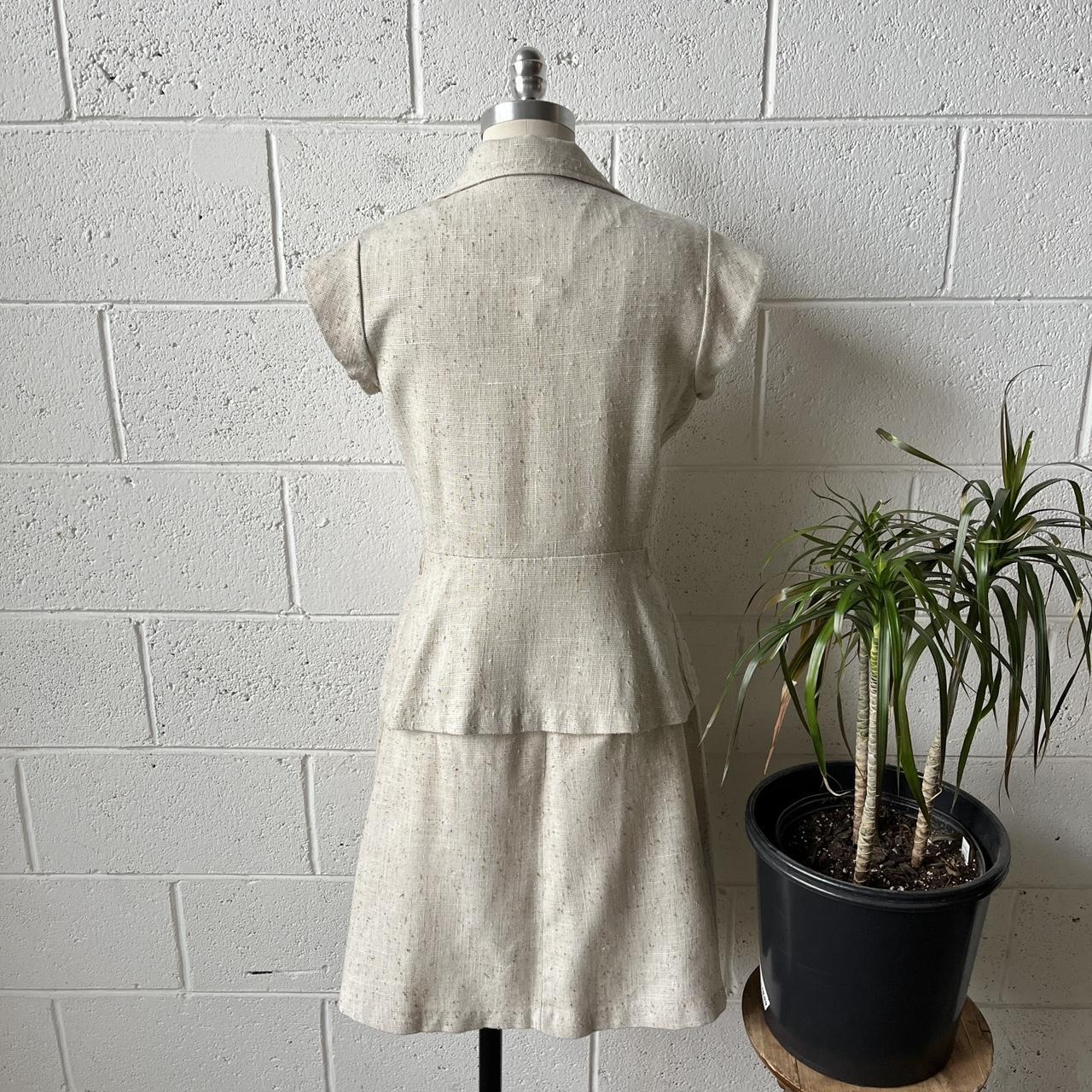 American Vintage Women's Cream and Brown Suit (3)
