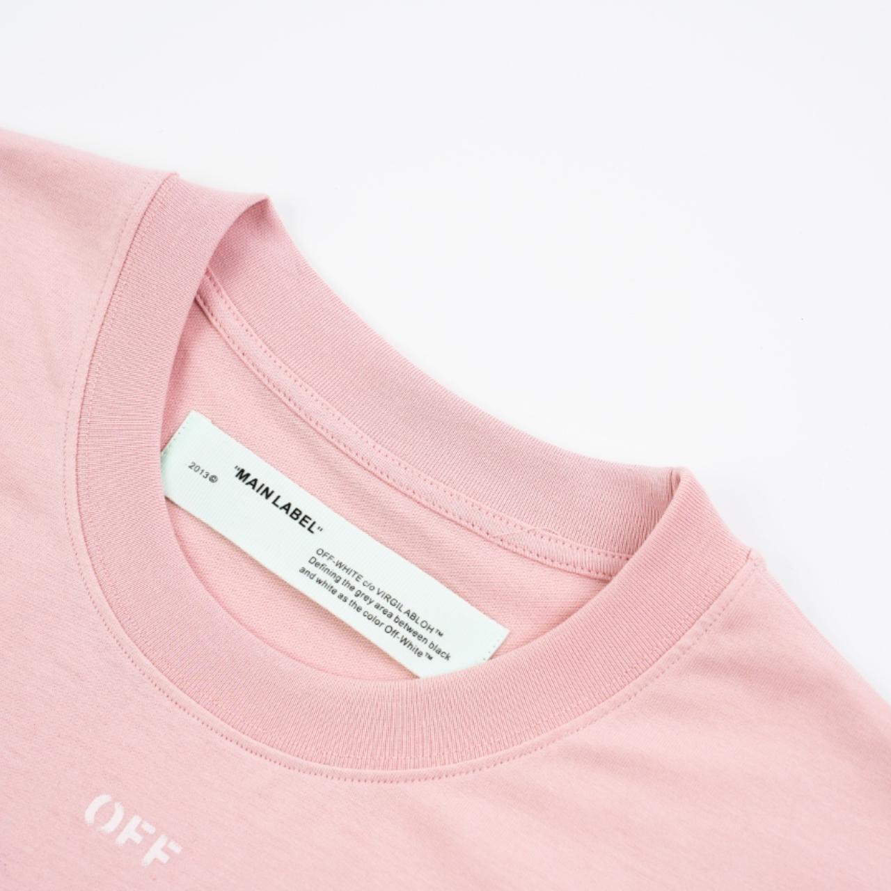 Off-White pink starry sky fireworks ink-splashed | Depop