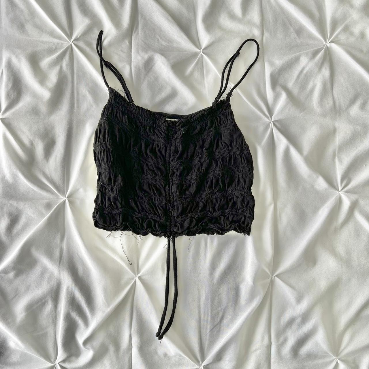 Urban Outfitters Women's Black Crop-top