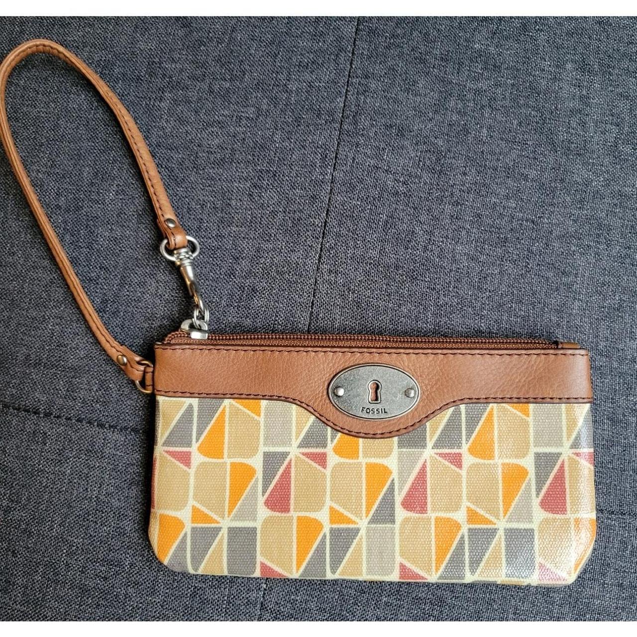 Fossil Women's Bag - Brown/Multi – Fossil Key-Per… - image 1
