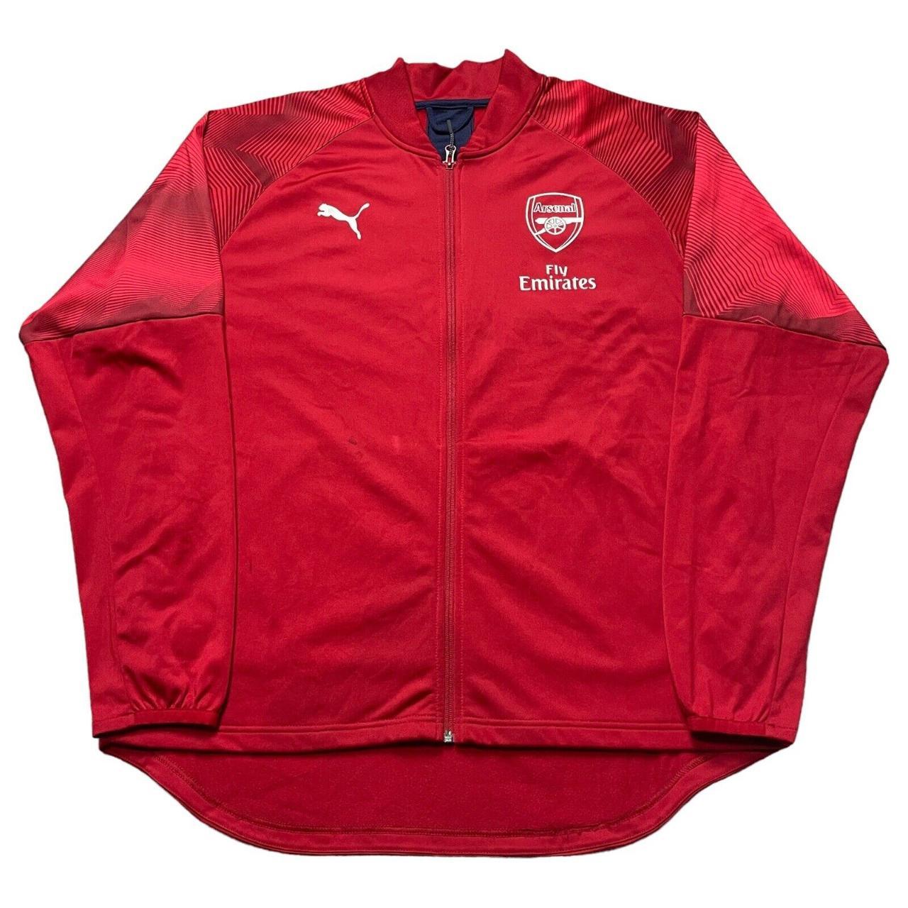 Arsenal FC 2018 19 Puma Stadium Jacket Mens XL Red. Depop