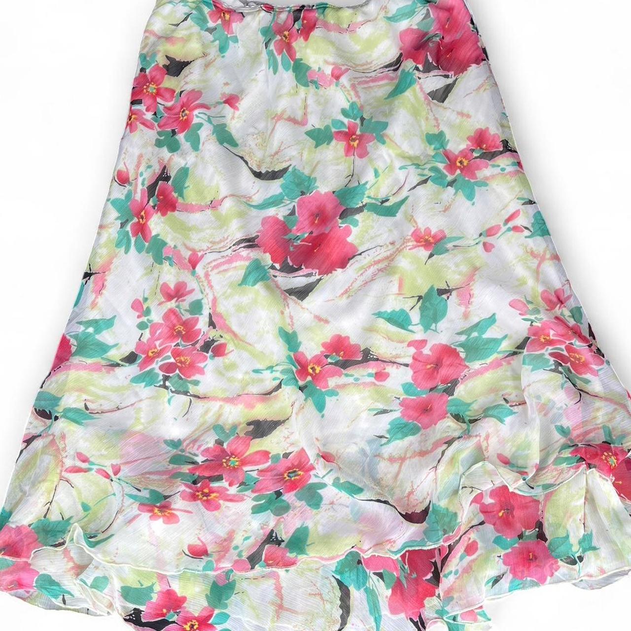 Notations Women's Polyester Skirt - Multi/White -… - image 3