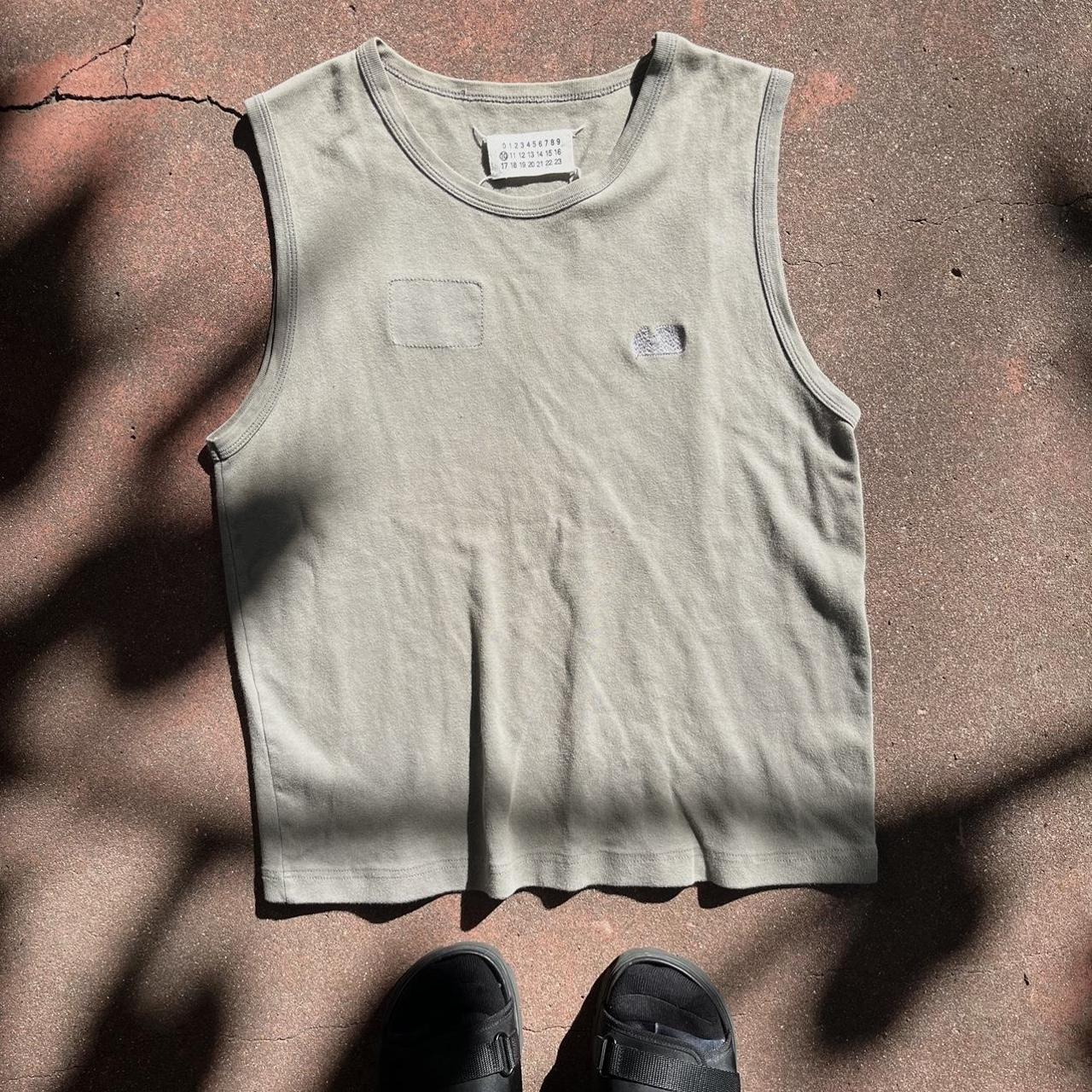 maison martin margiela miss deanna era tank top v... - Depop