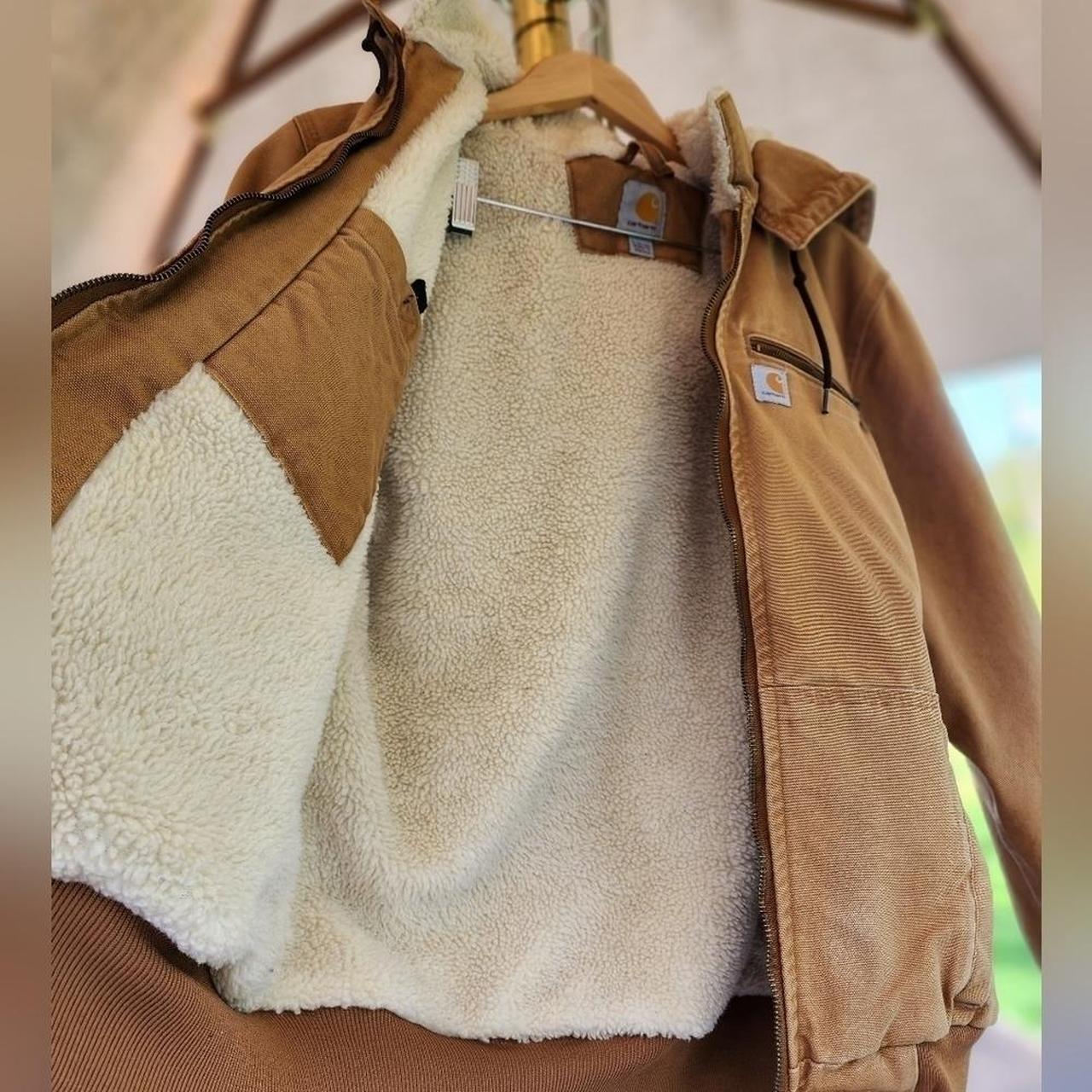 Carhartt Brown Carhartt Weathered Duck Wildwood Jacket Vintage