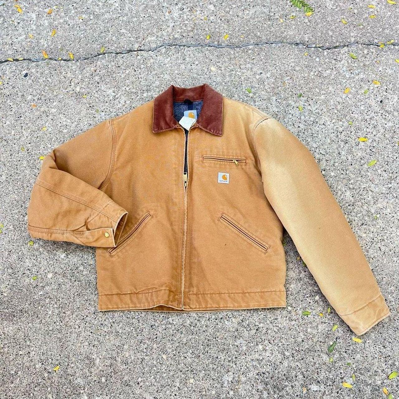 Vtg Mens Carhartt Detroit Jacket Made In Usa Blanket - Depop