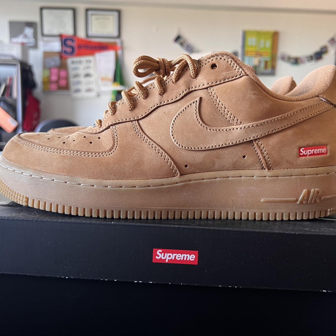 tan supreme air force 1