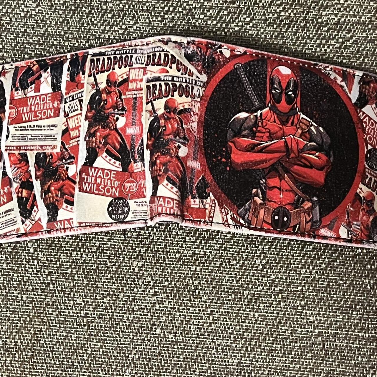 Marvel Men's Wallets - Red/Multi – Deadpool walle… - image 2